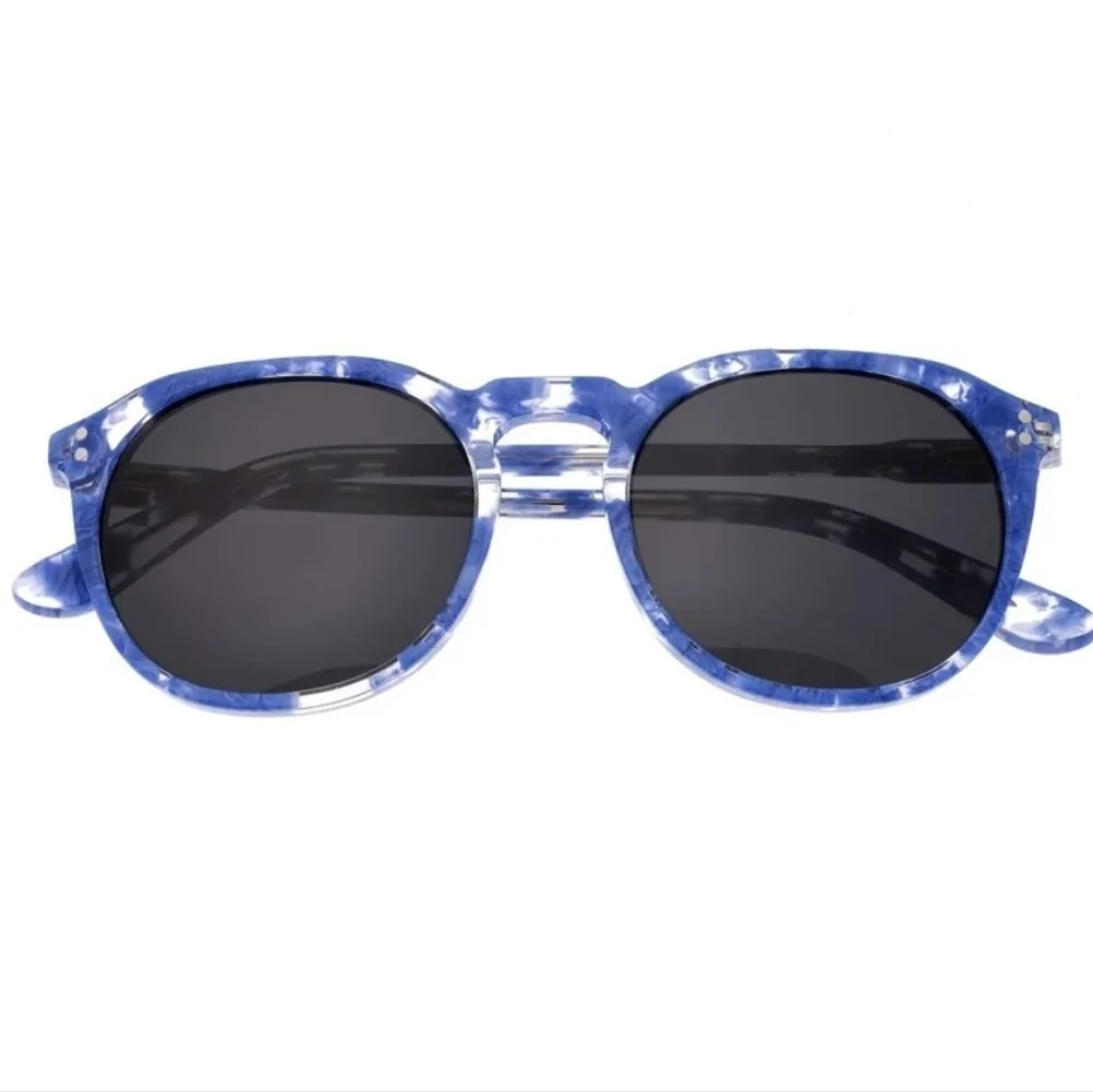 SIXTY ONE Vieques Polarized Sunglasses - Blue Tortoise/Black - Picture 3 of 5